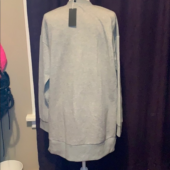 LACE-UP Sweatshirt dress - Picture 5 of 6